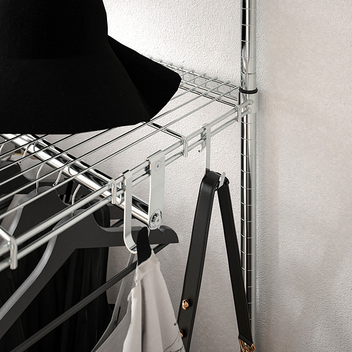 OMAR shelving unit with clothes rail