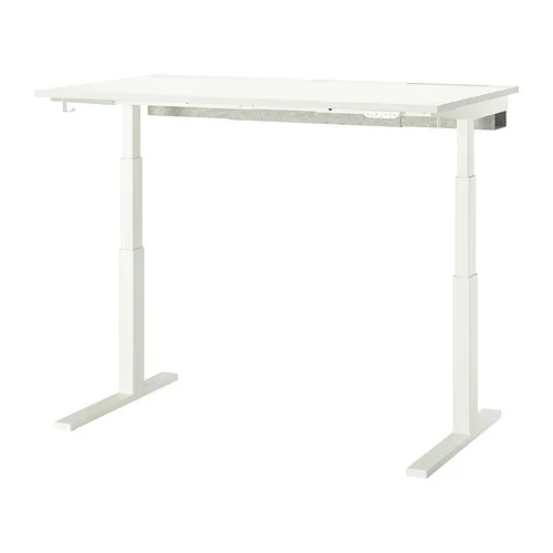 MITTZON - 升降式工作桌, 電動 白色, 140x80 公分 | IKEA 線上購物 - PE909896_S4
