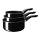 KAVALKAD - saucepan, set of 3 1, 1.5, 2L, black | IKEA Taiwan Online - PE205898_S1