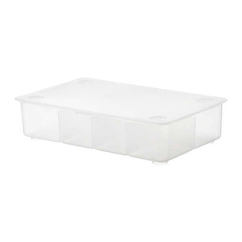 GLIS - box with lid, transparent, 34x21 cm | IKEA Taiwan Online - PE727878_S4