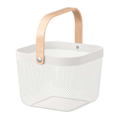 RISATORP - 網籃, 白色, 25x26x18 公分 | IKEA 線上購物 - PE727906_S4