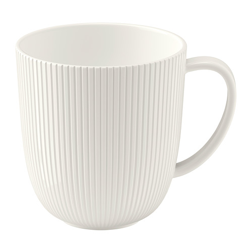 OFANTLIGT - mug, white, 31 cl | IKEA Taiwan Online - PE727928_S4