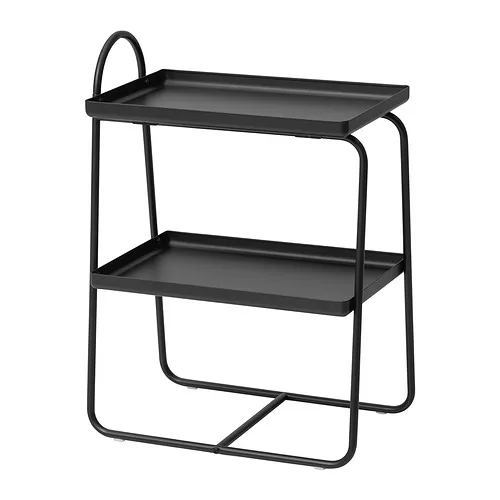 HATTÅSEN - 床邊桌/層架組, 黑色 | IKEA 線上購物 - PE870640_S4