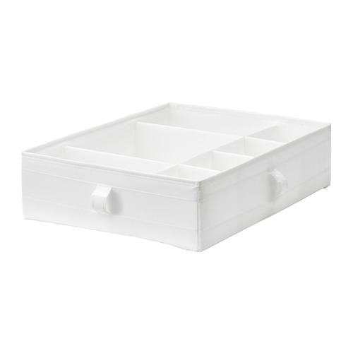 SKUBB - box with compartments, white, 44x34x11 cm | IKEA Taiwan Online - PE728006_S4