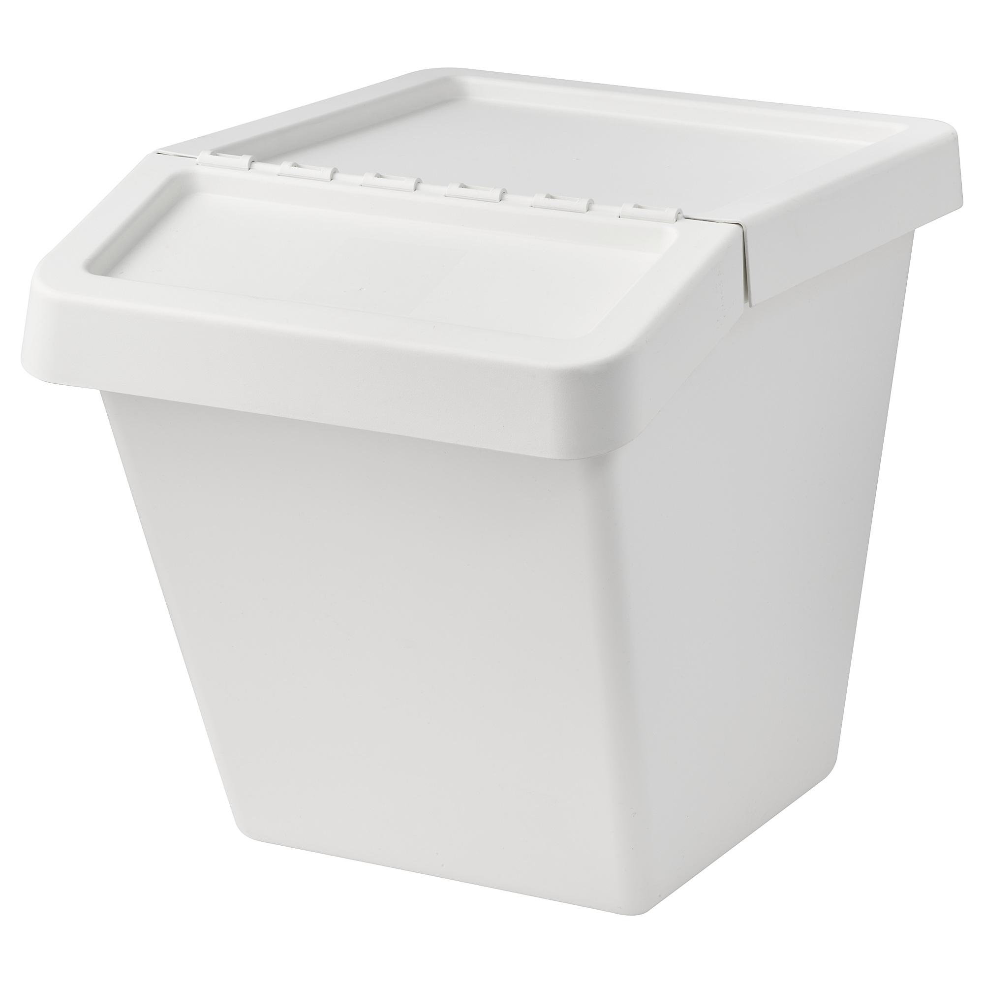 IKEA IKEA SORTERA waste sorting bin with lid 41x55x28 cm white 