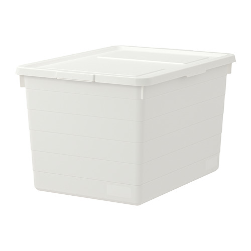 SOCKERBIT - 附蓋收納盒, 白色, 38x51x30 公分 | IKEA 線上購物 - PE728058_S4
