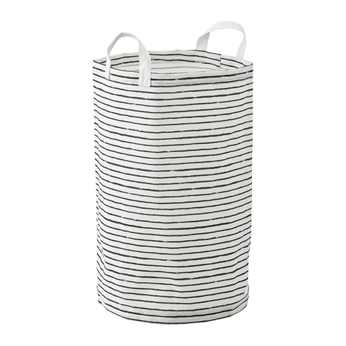KLUNKA - 洗衣袋, 白色/黑色 | IKEA 線上購物 - PE728095_S4
