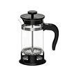 UPPHETTA French press coffee maker, glass, stainless steel, Height: 9  Diameter: 4 - IKEA