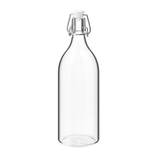 KORKEN - bottle with stopper, clear glass, 1 l | IKEA Taiwan Online - PE728113_S4