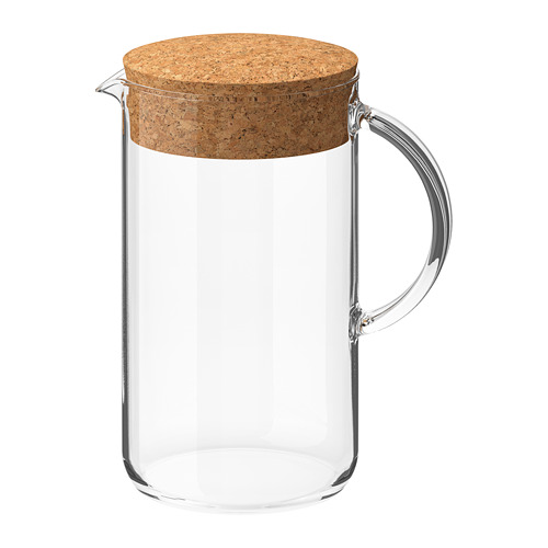 IKEA 365+ - 附蓋冷水壺, 透明玻璃/軟木 | IKEA 線上購物 - PE728114_S4