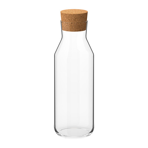 IKEA 365+ - 附蓋玻璃水瓶, 透明玻璃/軟木 | IKEA 線上購物 - PE728122_S4