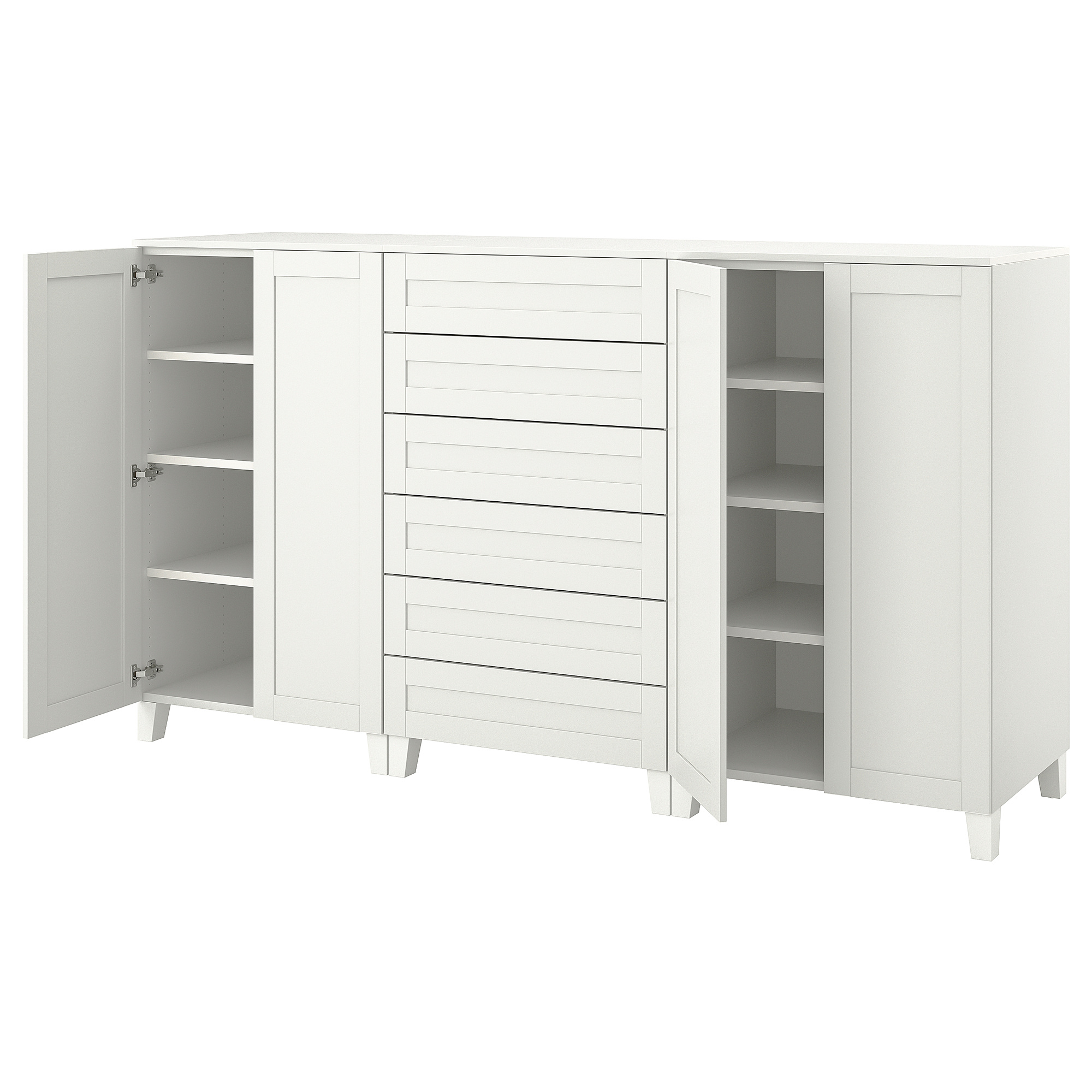 PLATSA cabinet with doors and drawers