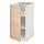 METOD - 底櫃附層板, 白色/Askersund 淺色梣木紋 | IKEA 線上購物 - PE637706_S1