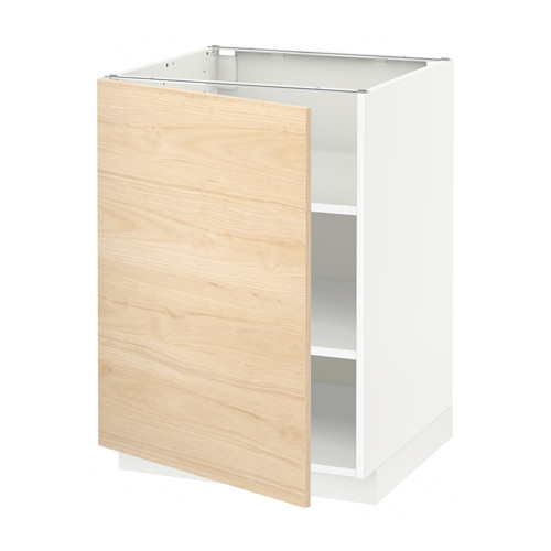 METOD base cabinet with shelves