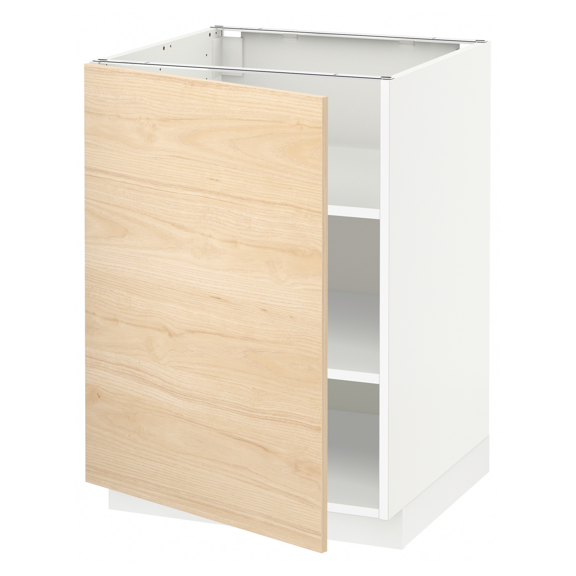 METOD base cabinet with shelves