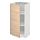 METOD - 底櫃附層板, 白色/Askersund 淺色梣木紋 | IKEA 線上購物 - PE637709_S1