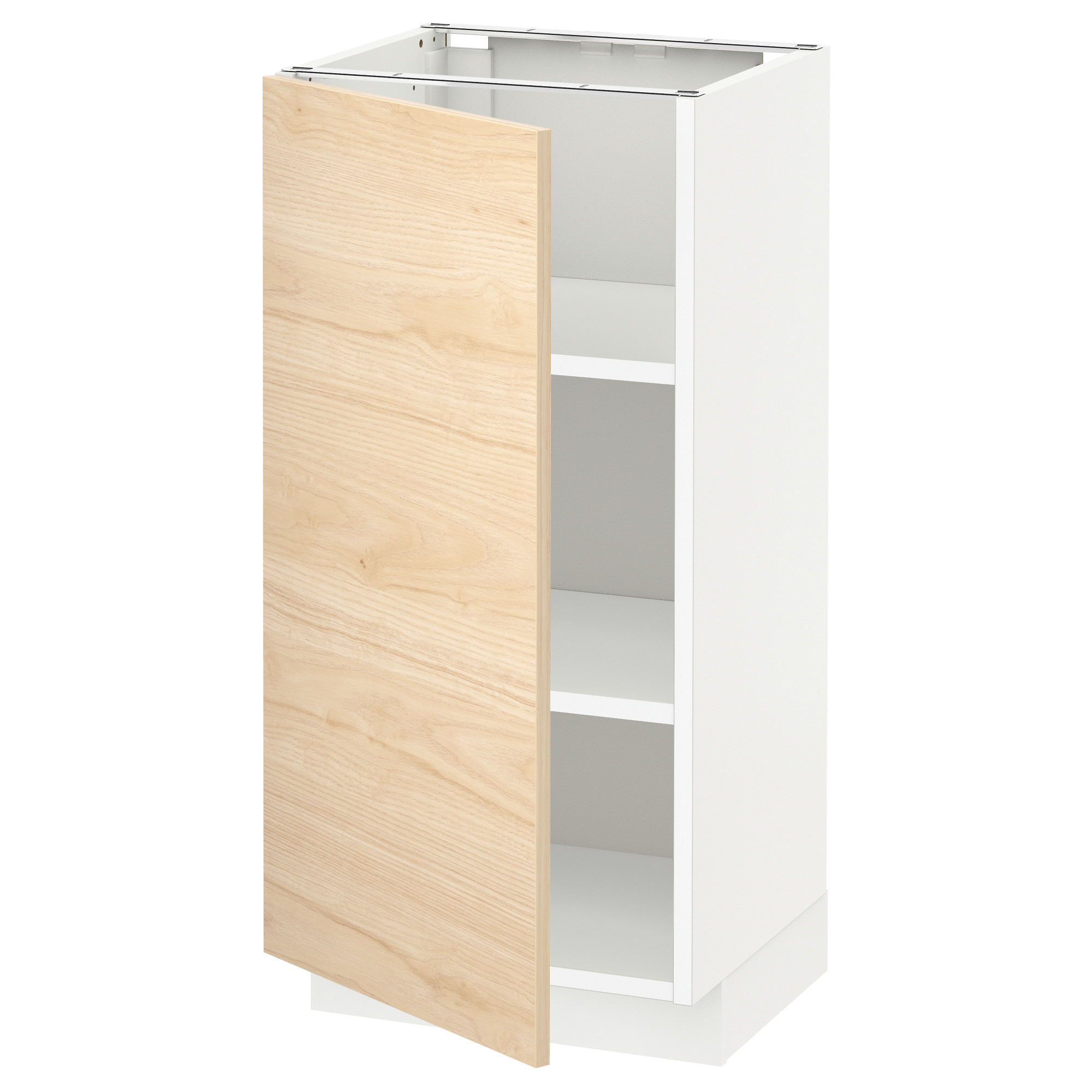 METOD base cabinet with shelves