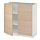METOD - base cabinet with shelves/2 doors, white/Askersund light ash effect | IKEA Taiwan Online - PE637711_S1