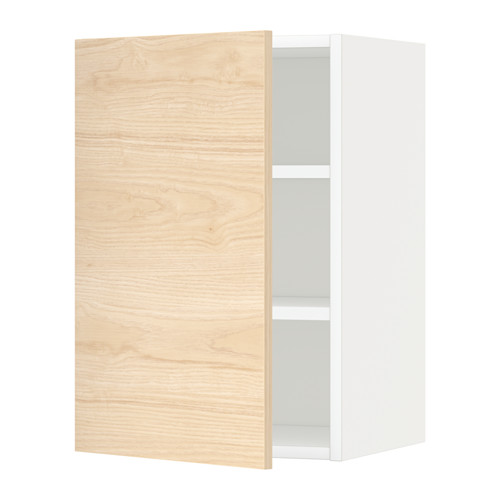 METOD wall cabinet with shelves