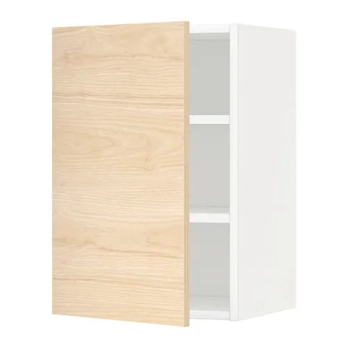 METOD wall cabinet with shelves