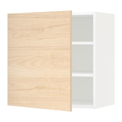 METOD wall cabinet with shelves