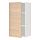 METOD - 壁櫃附層板, 白色/Askersund 淺色梣木紋 | IKEA 線上購物 - PE637727_S1