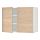 METOD - wall cabinet with shelves/2 doors, white/Askersund light ash effect | IKEA Taiwan Online - PE637835_S1