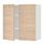 METOD - wall cabinet with shelves/2 doors, white/Askersund light ash effect | IKEA Taiwan Online - PE637830_S1