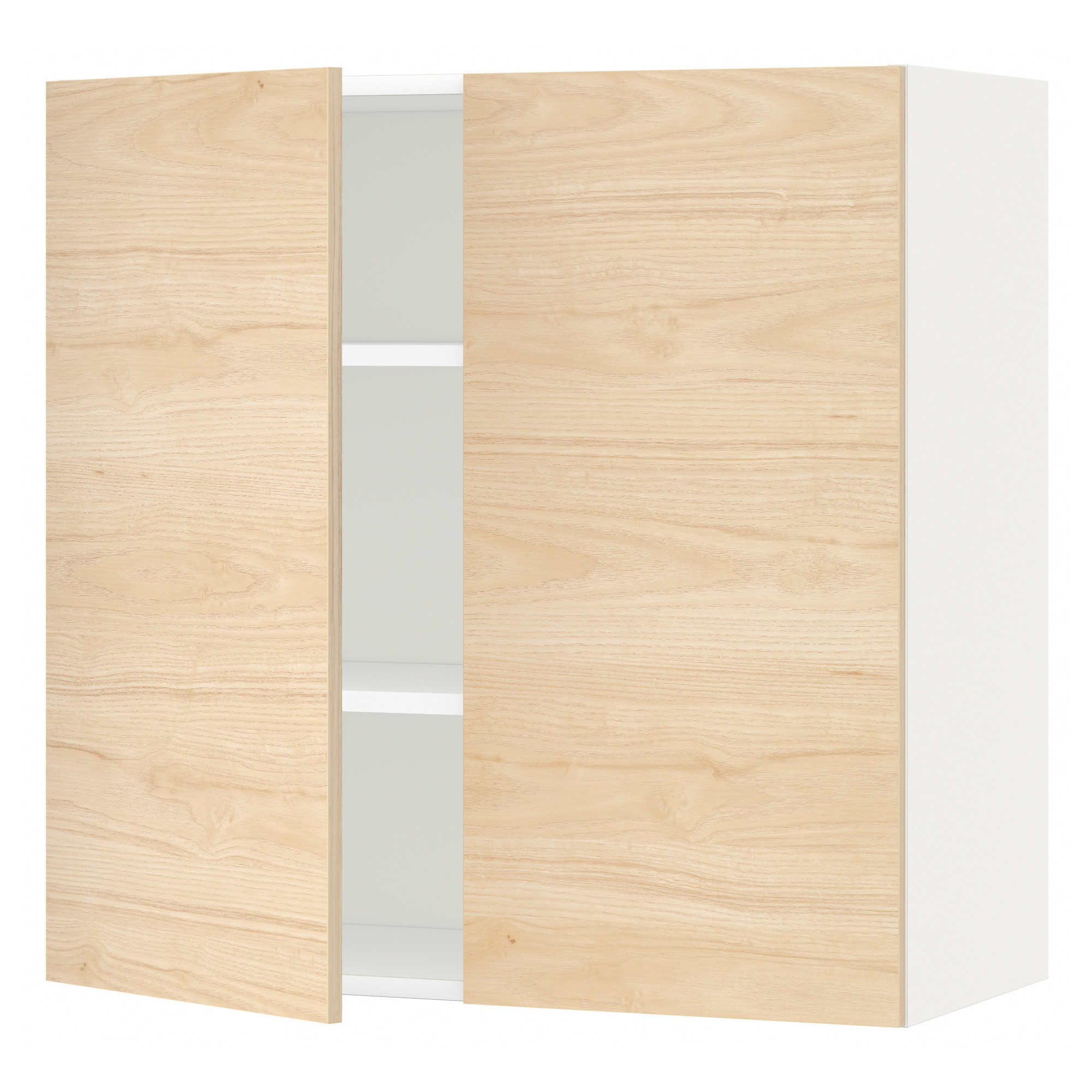 METOD wall cabinet with shelves/2 doors