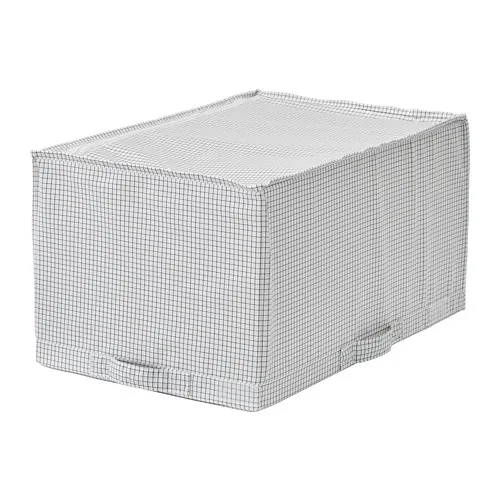 STUK - 收納盒, 白色/灰色, 34x51x28 公分 | IKEA 線上購物 - PE728140_S4