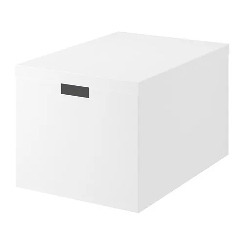 TJENA - 附蓋收納盒, 白色, 35x50x30 公分 | IKEA 線上購物 - PE728126_S4