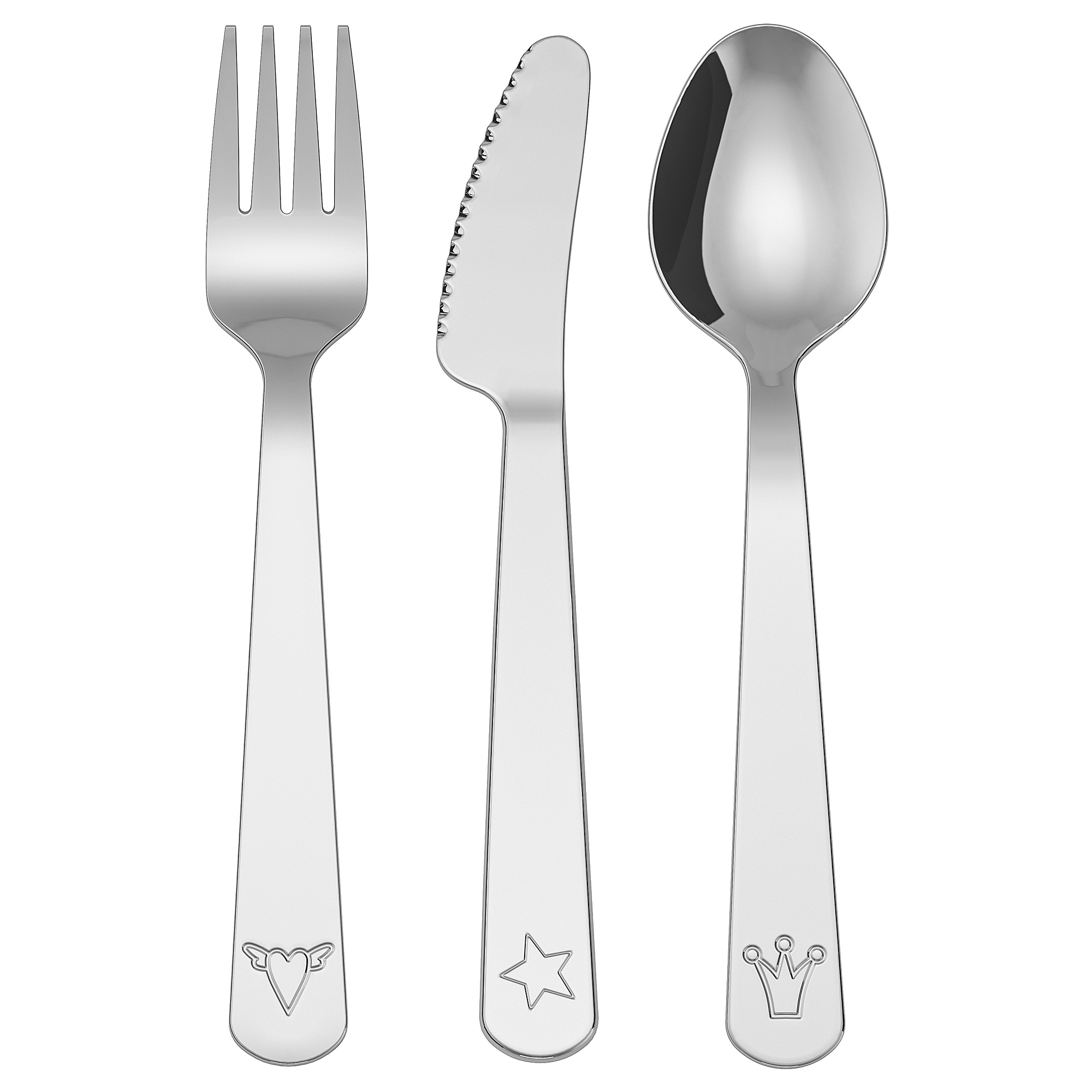 FABLER 3-piece cutlery set