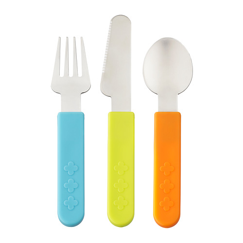 SMASKA 3-piece cutlery set