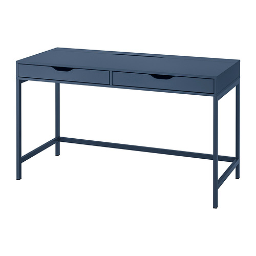 ALEX - desk, black-blue, 132x58 cm | IKEA Taiwan Online - PE973099_S4