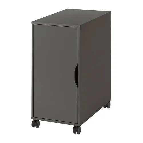ALEX - 收納櫃附輪腳, 深灰色/黑色, 36x76 公分 | IKEA 線上購物 - PE973113_S4