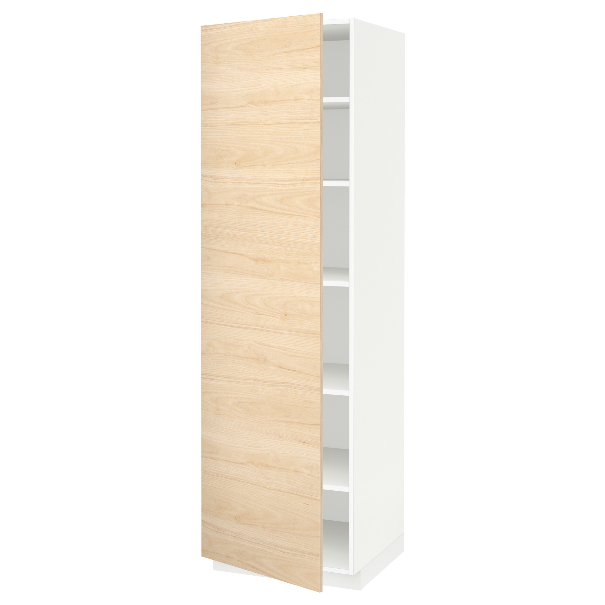 METOD high cabinet with shelves