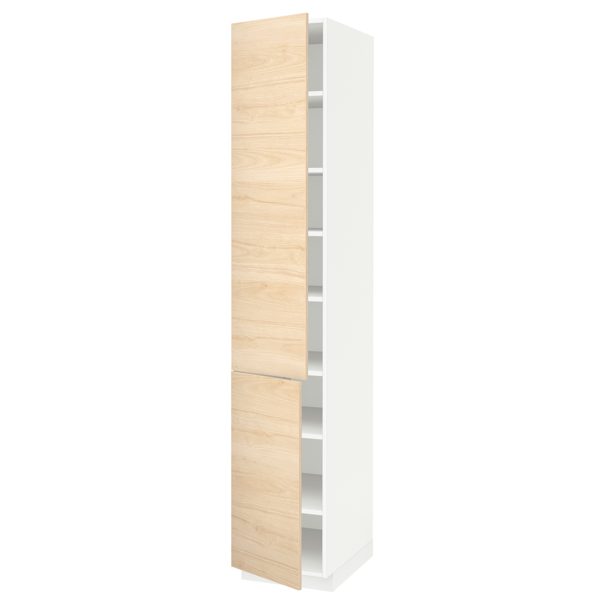 METOD high cabinet with shelves/2 doors