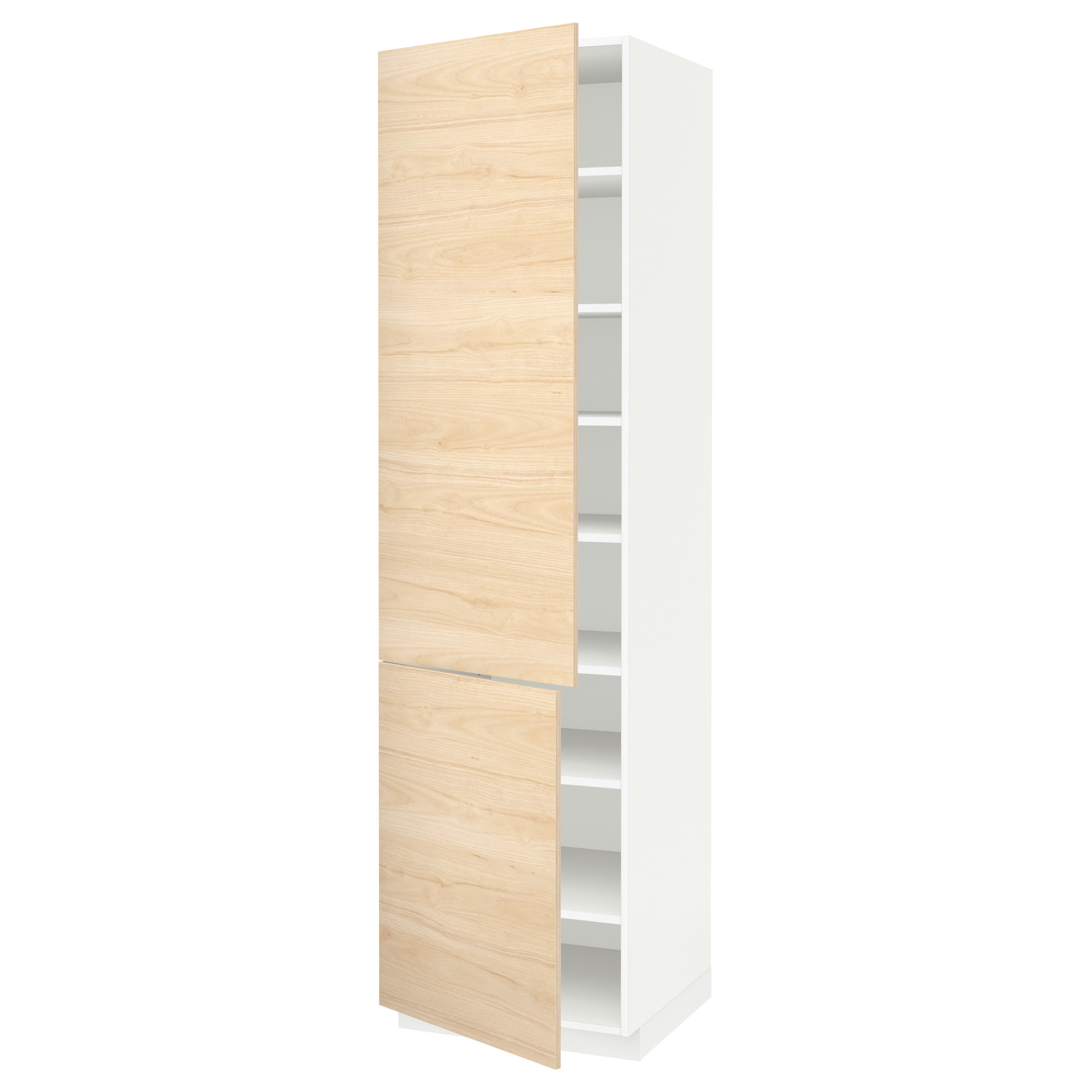 METOD high cabinet with shelves/2 doors