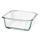 IKEA 365+ - food container, square/glass, 600 ml | IKEA Taiwan Online - PE728233_S1