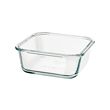 IKEA 365+ - food container, square/glass | IKEA Taiwan Online - PE728233_S2 
