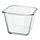 IKEA 365+ - food container, square/glass, 1.2 L | IKEA Taiwan Online - PE728239_S1