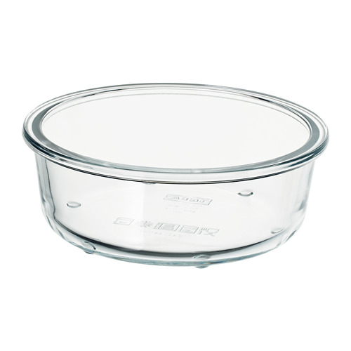 IKEA 365+ - food container, round/glass | IKEA Taiwan Online - PE728243_S4