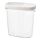 IKEA 365+ - 附蓋食品儲藏罐, 透明/白色 | IKEA 線上購物 - PE728250_S1
