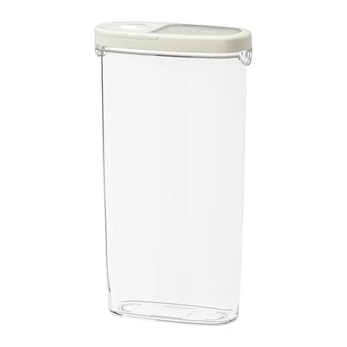 IKEA 365+ - dry food jar with lid, transparent/white, 2.3 l | IKEA Taiwan Online - PE728254_S4