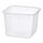 IKEA 365+ - food container, square/plastic, 1.4 L | IKEA Taiwan Online - PE728231_S1