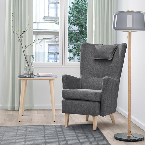 OMTÄNKSAM - armchair, Gunnared dark grey | IKEA Taiwan Online - PE771657_S4