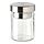 DAGKLAR - jar with insert, clear glass/stainless steel | IKEA Taiwan Online - PE828497_S1