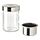 DAGKLAR - jar with insert, clear glass/stainless steel | IKEA Taiwan Online - PE828498_S1