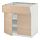 METOD/MAXIMERA - base cabinet with drawer/2 doors, white/Askersund light ash effect | IKEA Taiwan Online - PE637993_S1