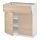 METOD/MAXIMERA - base cabinet with drawer/2 doors, white/Askersund light ash effect | IKEA Taiwan Online - PE638008_S1